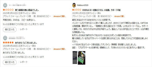 DVDFab Blu-ray リッピング評価