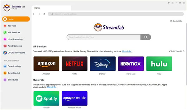 StreamFab YouTubeダウンローダーProでxHamster動画を保存